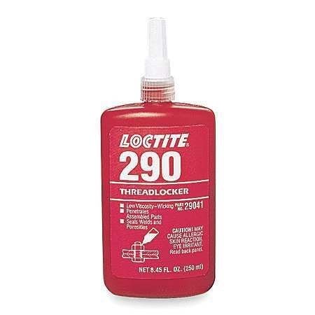 Loctite 290 Threadlocker, Wicking Grade 10 ml Bottle LOC29021